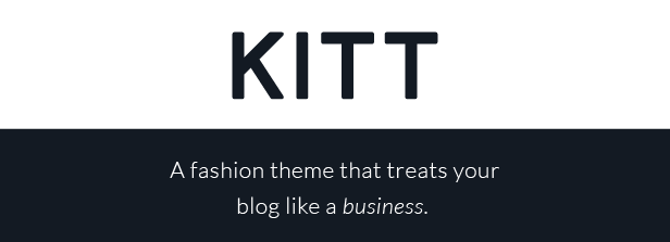 Kitt WordPress Theme For Fashion Blogs Screenshot Header