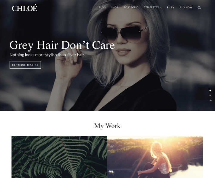 Kitt WordPress Theme - Chloe Layout